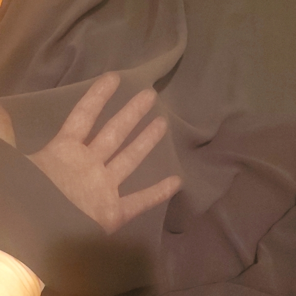 H&M Chiffon Maxi Skirt Black Size 8 - Picture 3 of 9